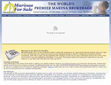 Tablet Screenshot of marinasforsale.com